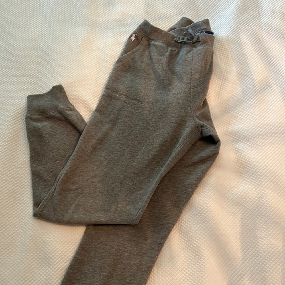 Kids grey polo sweatpants